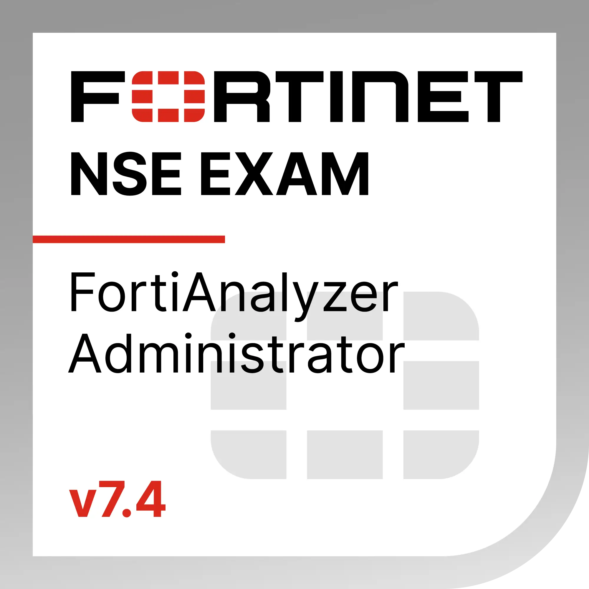 fortinet NSE Exam FortAnalyzer administrator