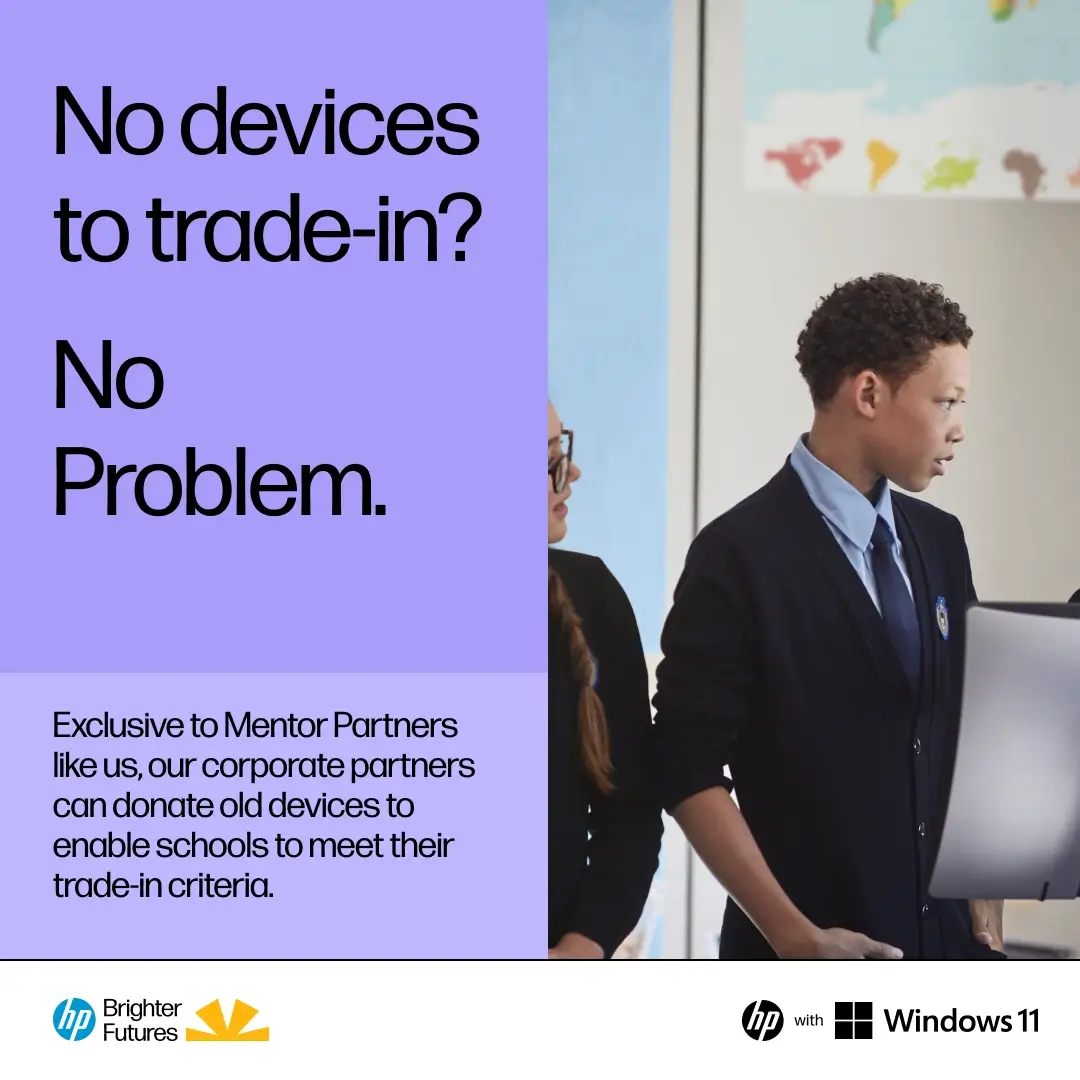 HP Brighter Futures no devices to trade in